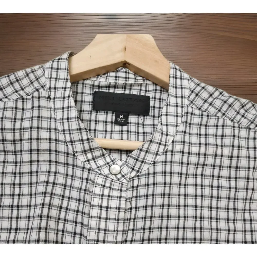 Nili Lotan Women’s Blue & White Kate Button Down Shirt NOWT - Picture 7 of 7